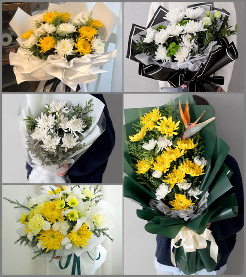 江苏南通海门市悦来镇同善村白事花束代送